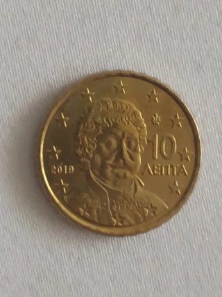 10 céntimos Grecia 2019