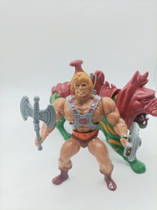 HE-MAN CABEZA BLANDA & BATTLECAT MALASIA