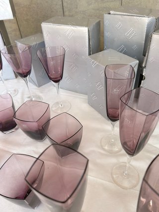 Set bicchieri nuovi pregiati