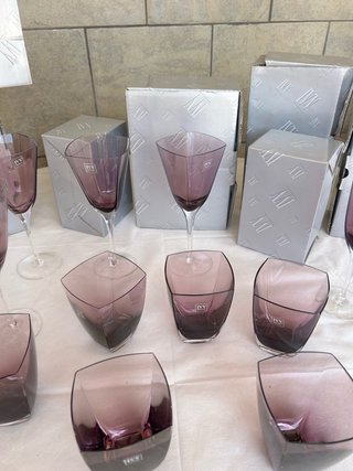 Set bicchieri nuovi pregiati