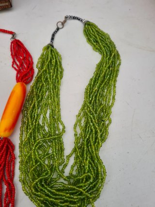Collares de cuentas étnicos