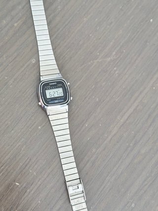 Reloj Casio Digital Plata Negro original