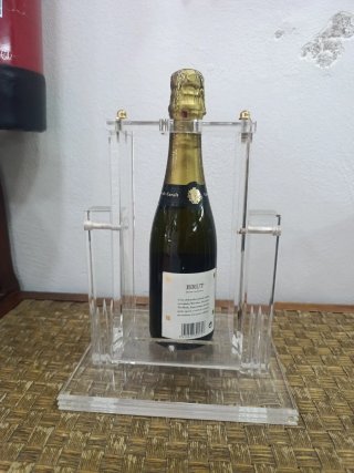 Botella champán de metacrilato