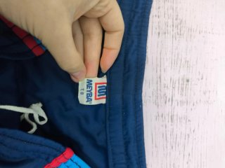 Meyba shorts azules y rojos 1980 atletismo xl