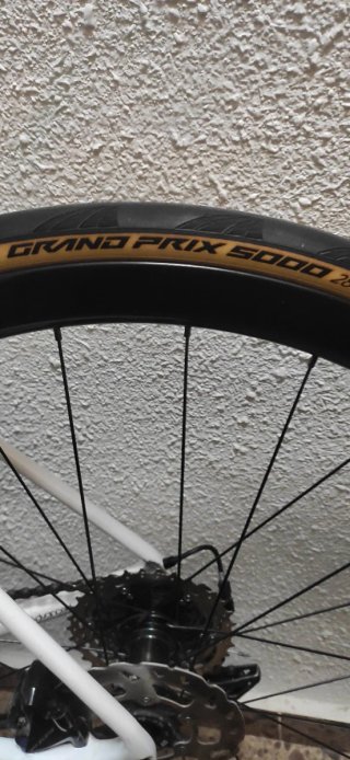 Bicicleta Giant TCR 2021 blanca, Talla L