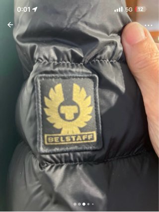 Chaqueta Belstaff Negra Original Talla M
