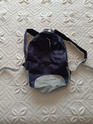 Mochila Pull&Bear azul y gris