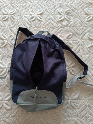 Mochila Pull&Bear azul y gris