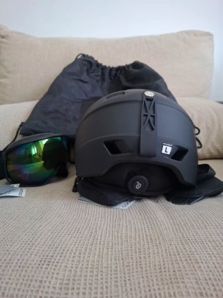 Casco y Gafas Esquí Odoland