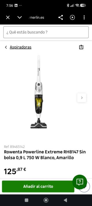 Aspirador Rowenta Powerline Extreme 750W – potente