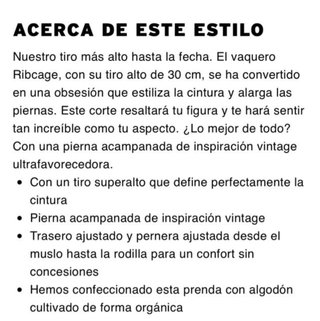 Levi's acampanados talla W30 L30