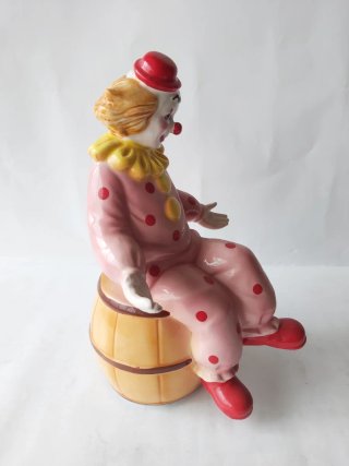 Hucha Payaso Porcelana Japonesa Vintage Años 70-80