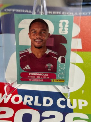 Cromo Pedro Miguel Qatar 2026 Panini