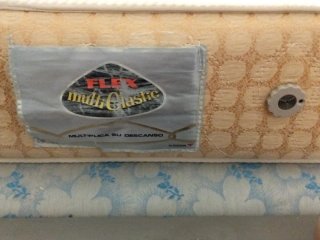 Cama 1.05m madera con colchón y canapé