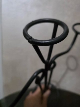 LAST PRICE Candelabro Metallo Nero Stile Medievale