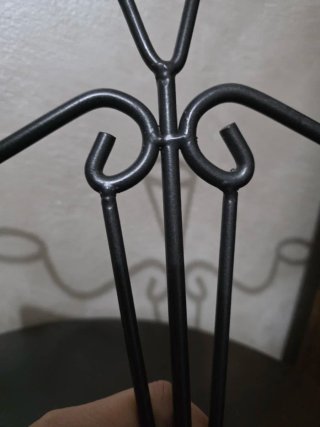 LAST PRICE Candelabro Metallo Nero Stile Medievale