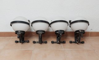 4 Lámparas de forja para exterior