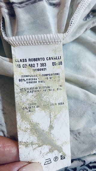 Abito/Tunica Roberto Cavalli Beige/Marrone