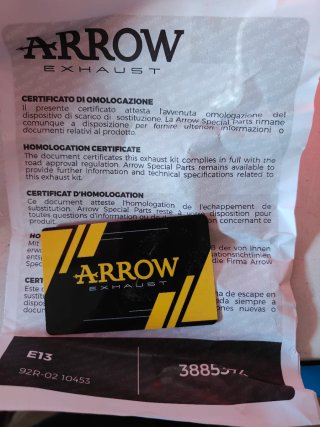 Escape Arrow Homologado Kawasaki Vulcan S