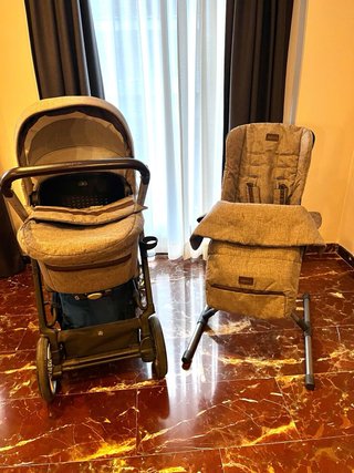 Carro y capazo Inglesina completo con soporte