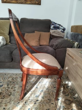 6 Sillas de Comedor de Madera