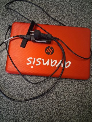 Ordenador HP Rojo