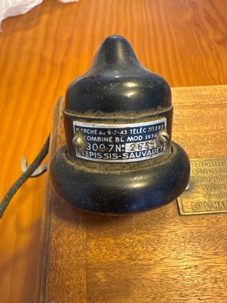 Teléfono antiguo TELEFOON colección