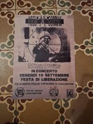 Cartel concierto Negu Gorriak