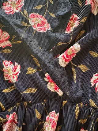 Vestido premamá floral manga larga