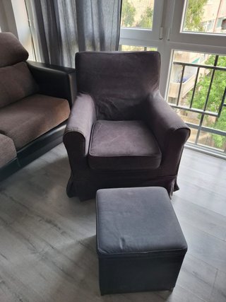 Poltrona Ektorp YennyLund IKEA -Poggiapiedi in regalo