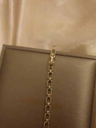 Pulsera chapada oro 18k con circonitas