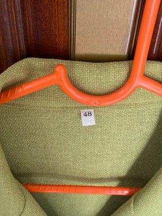 Traje chaqueta verde talla 48
