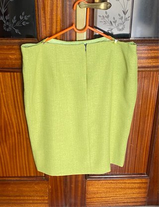 Traje chaqueta verde talla 48