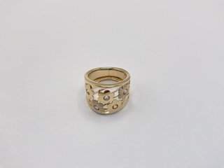 Anillo Flores 18K 6.05gr
