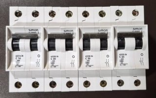 Interruptores magnetotérmicos Simon (4uds)