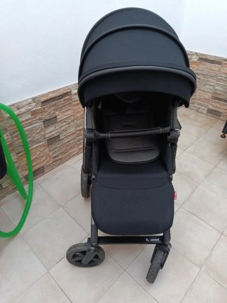 Carro de bebé Jane gris 2 piezas