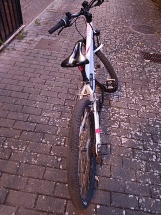 Bicicleta Rockrider blanca
