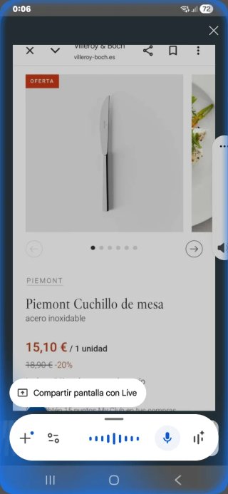 Conjunto cubiertos acero inoxidable