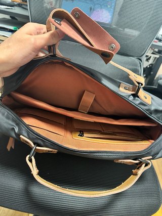 Bolso Portátil Negro Hombre