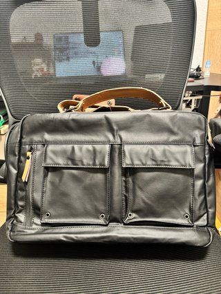 Bolso Portátil Negro Hombre