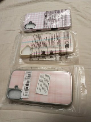 Funda iPhone 16 Plus Rosa Cuadros