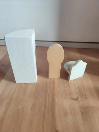 Lote Muebles Madera Casa Muñecas Figuras