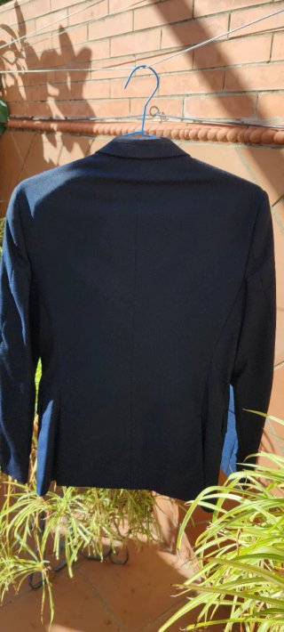 Traje de chaqueta azul