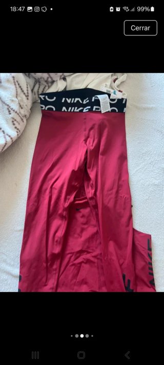 Conjunto Nike Pro Rojo M/L