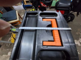 Maletín para tornillos negro