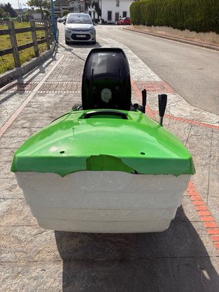 Tractor cortacésped Viking verde
