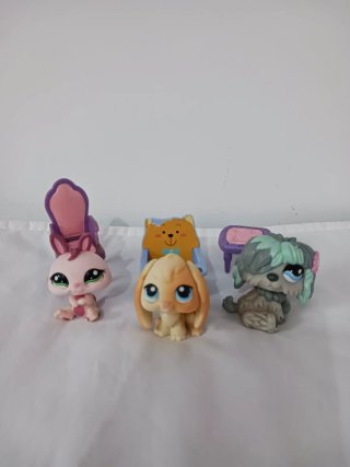 3 figuras PVC animalitos