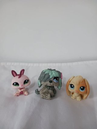 3 figuras PVC animalitos