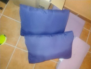 Cuscini da Giardino Blu e Rosa