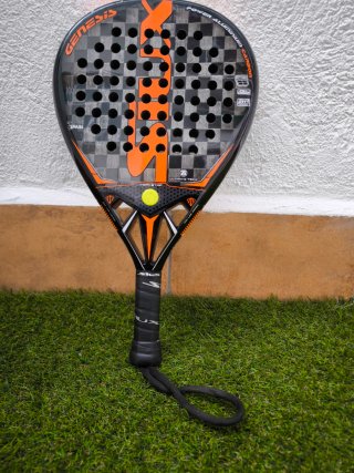 Pala Padel Siux Génesis Carbon con Paletero oficia